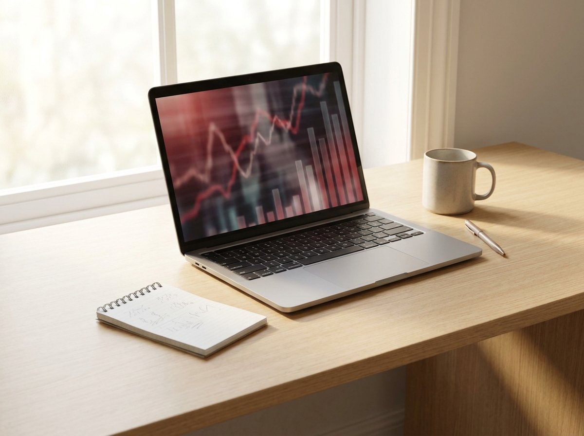 Analyst reviewing unified performance report combining rankings, AI mentions, and pipeline metrics